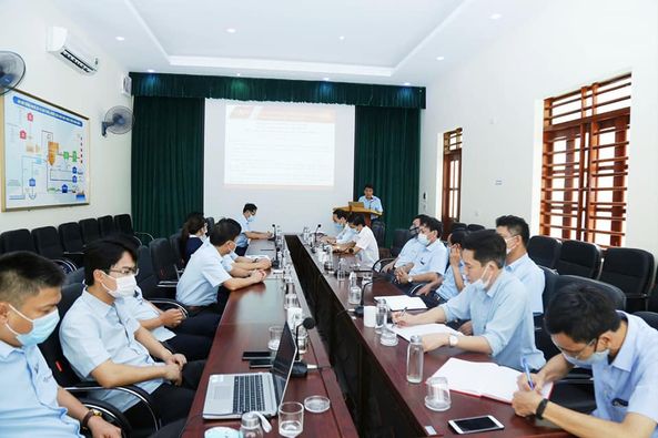 Chi bộ Khối Kỹ thuật, thuộc Đảng bộ CTCP Nhiệt điện Ninh Bình tổ chức Hội nghị sinh hoạt chuyên đề tháng 5/2021