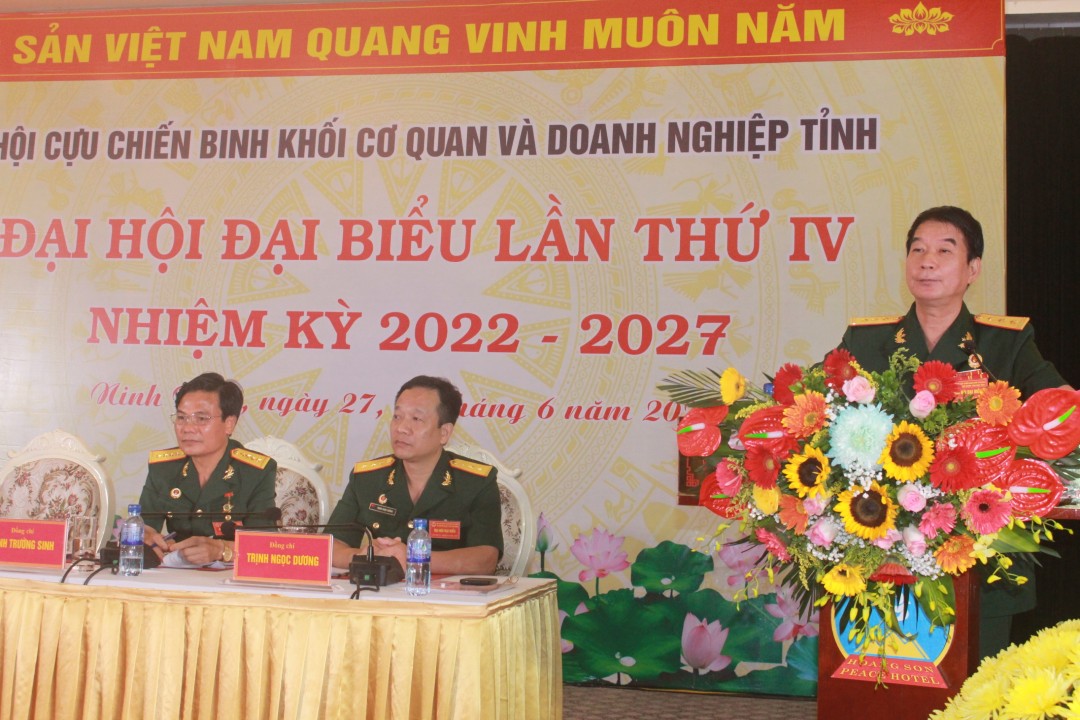 Phiên trù bị Đại hội đại biểu Hội Cựu chiến binh Khối Cơ quan và Doanh nghiệp tỉnh lần thứ IV, nhiệm kỳ 2022 - 2027