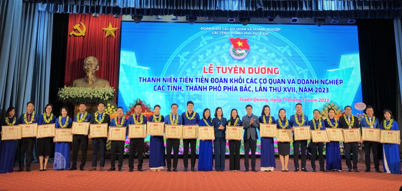 Đoàn Khối Cơ quan và Doanh nghiệp tỉnh dự Liên hoan Thanh niên tiên tiến các tỉnh, thành phố phía Bắc lần thứ XVII, năm 2023 tại tỉnh Tuyên Quang